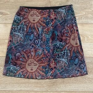 Multicolor ☀️patterned mini skirt